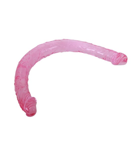 Dildo Doble Color Rosa 44 cm