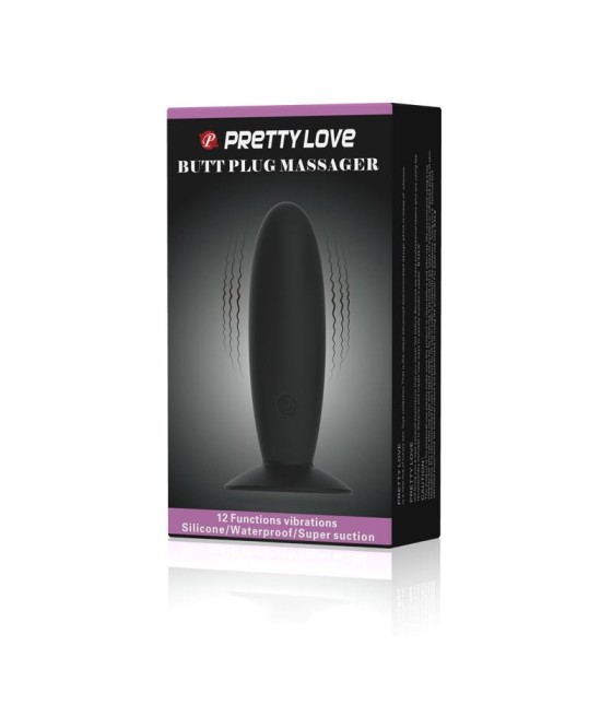 Pretty Love Plug Anal Vibrador Color Negro