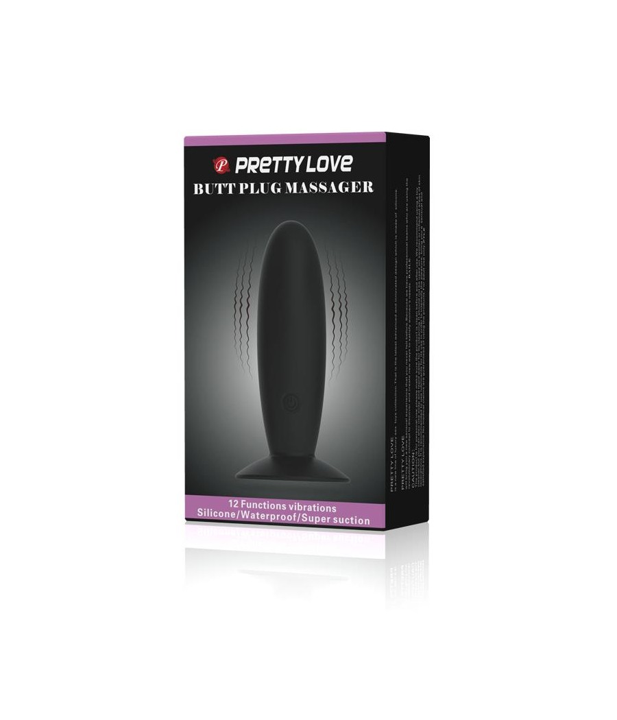 Pretty Love Plug Anal Vibrador Color Negro