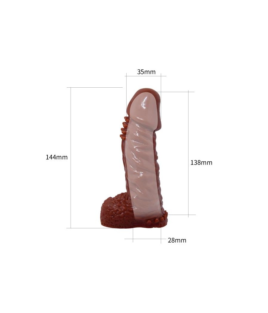 Baile Funda para Pene Wolftooth Color Marron