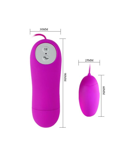 Pretty Love Huevo Vibrador Eunice Color Purpu CL70