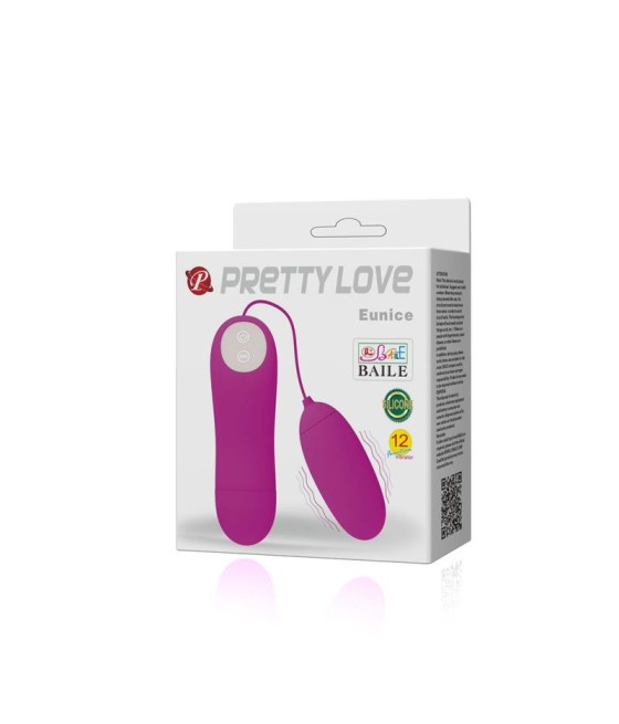 Pretty Love Huevo Vibrador Eunice Color Purpu CL70