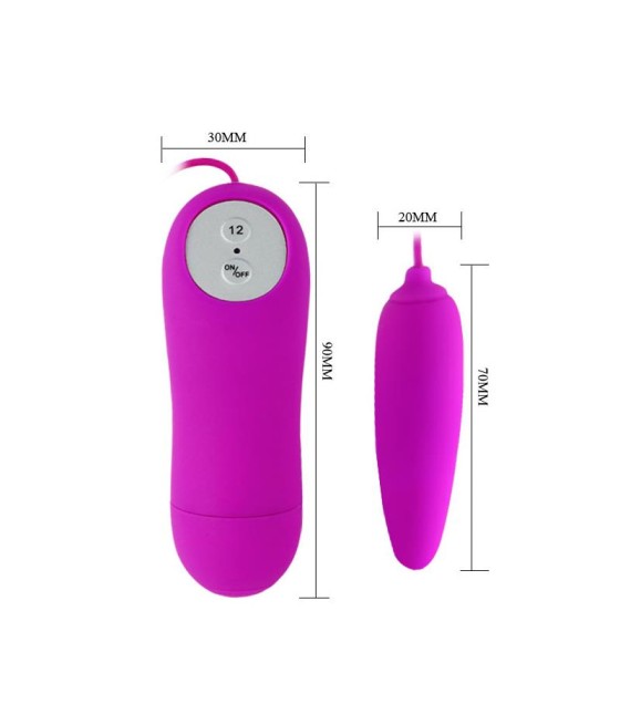 Pretty Love Huevo Vibrador Harriet Color Purp CL70