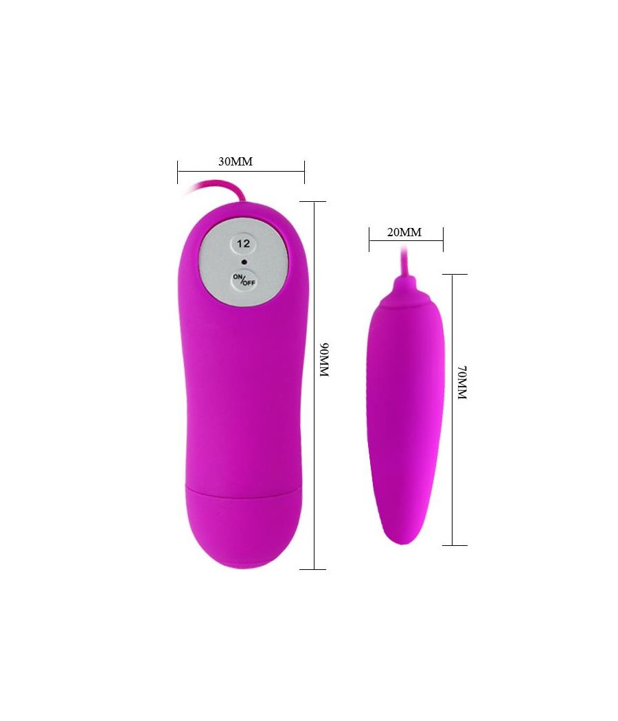 Pretty Love Huevo Vibrador Harriet Color Purp CL70