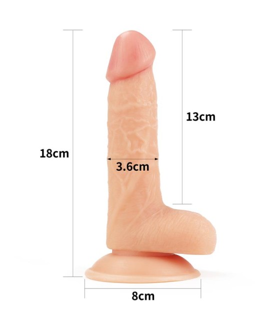 Dildo The Ultra Soft Dude 8 Natural