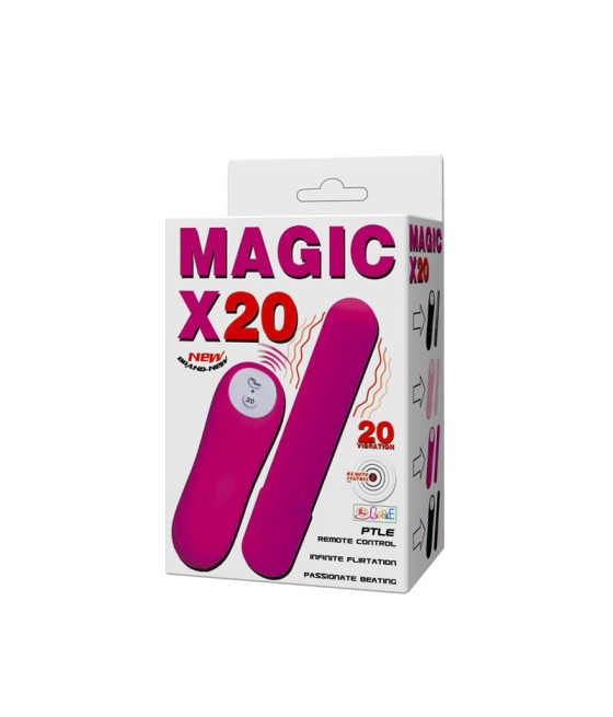 Bala Vibradora Magic x20 Purpura