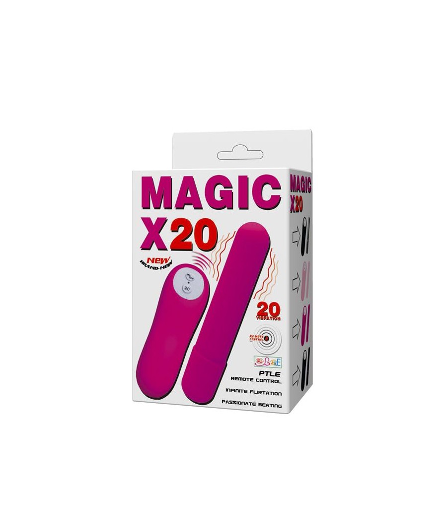 Bala Vibradora Magic x20 Purpura