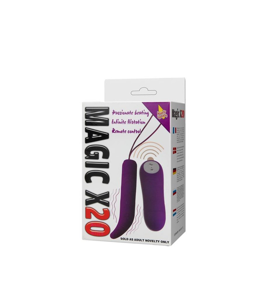 Bala Vibradora Magic x20 Purpura