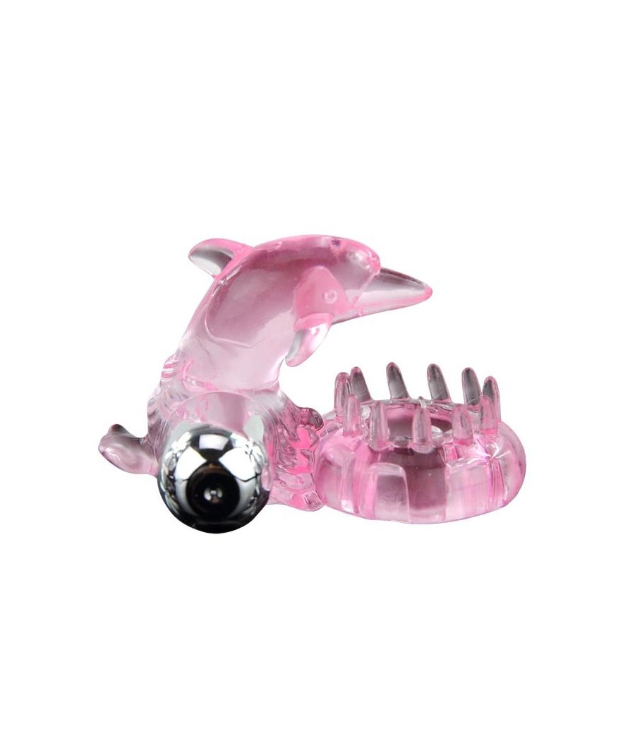 Anillo Vibrador Love Dolphig Ring Rosa