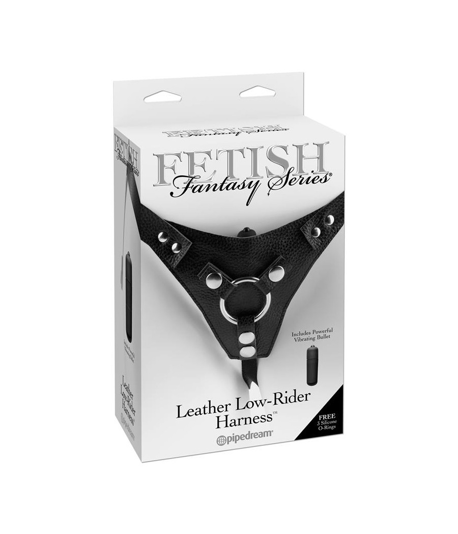 Fetish Fantasy Series Leather Low Rider Harness Bl