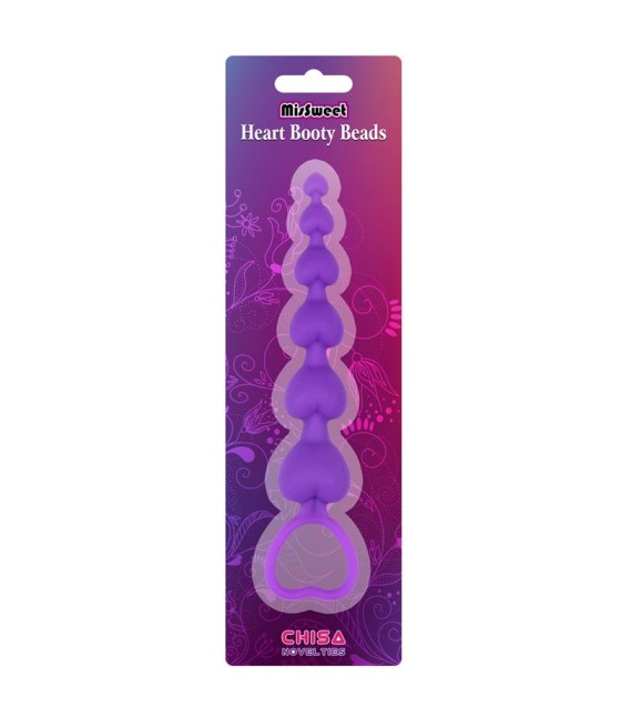 Cadena Anal Heart Booty Beads