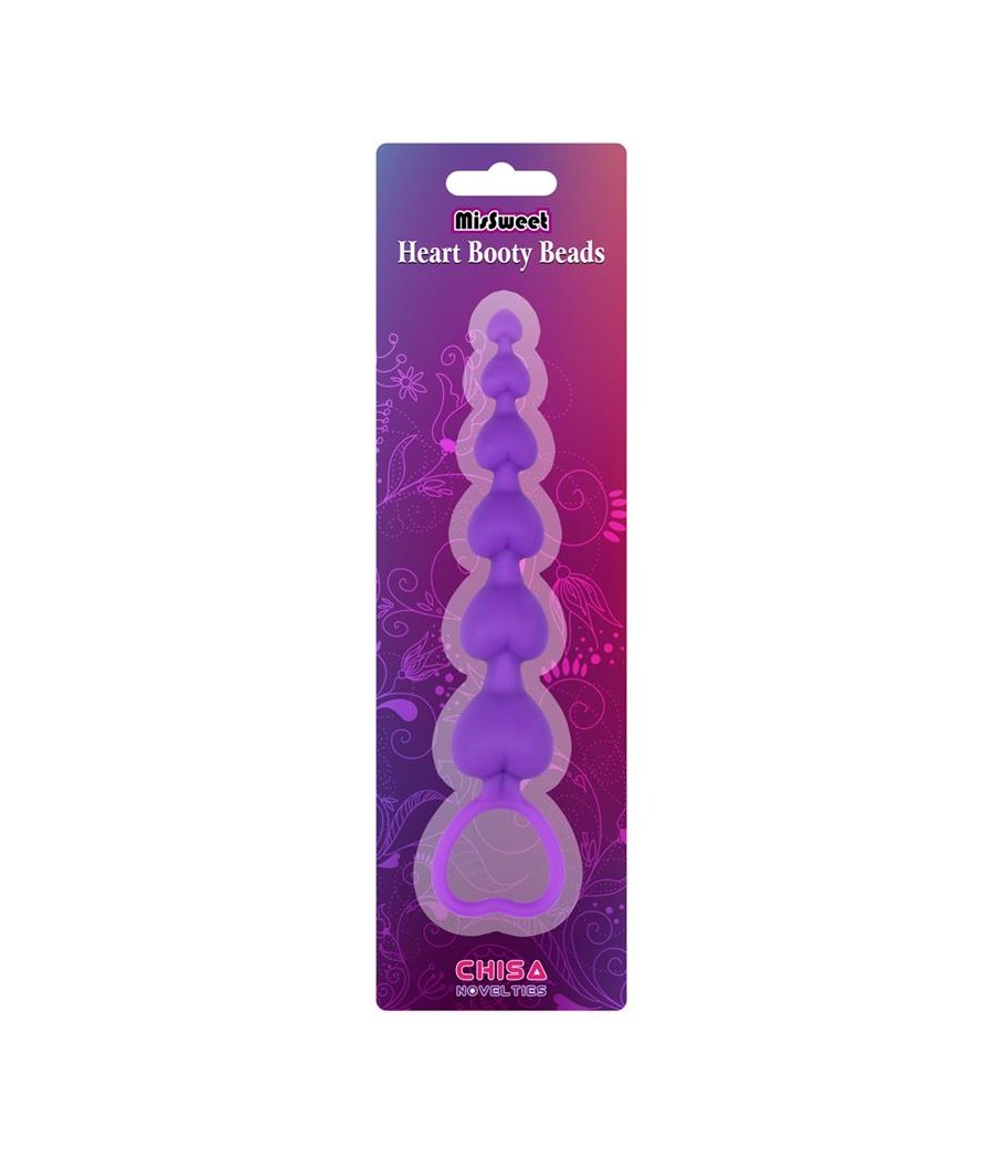 Cadena Anal Heart Booty Beads