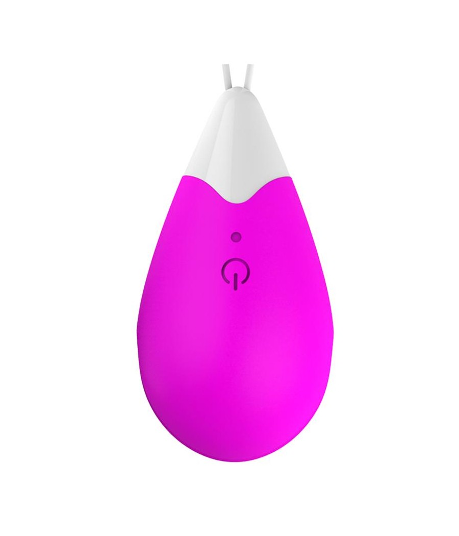 Huevo Vibrador Control Remoto USB Silicona Purpura