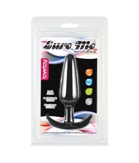 Plug Anal Lure Me Talla L Negro