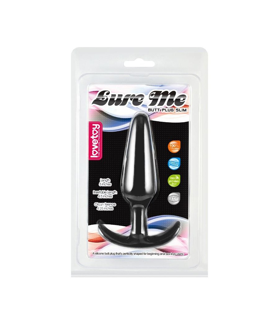 Plug Anal Lure Me Talla L Negro