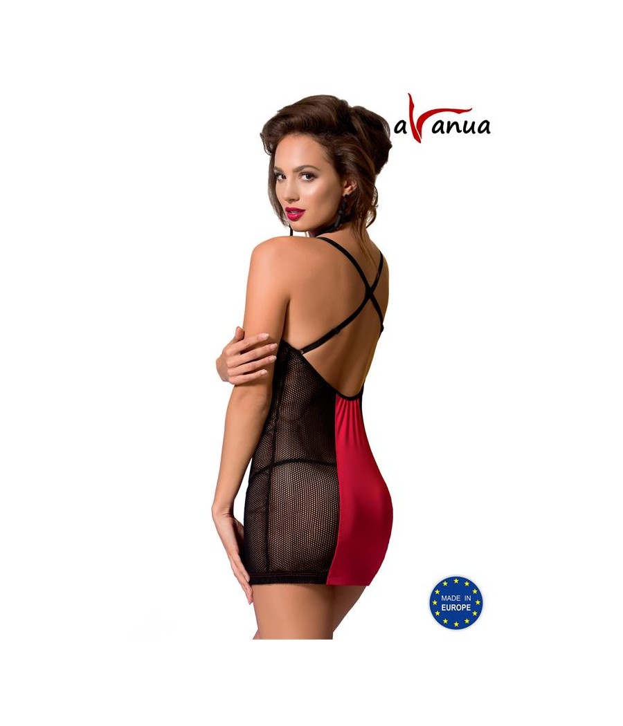 COLINE Chemise Rojo Negro