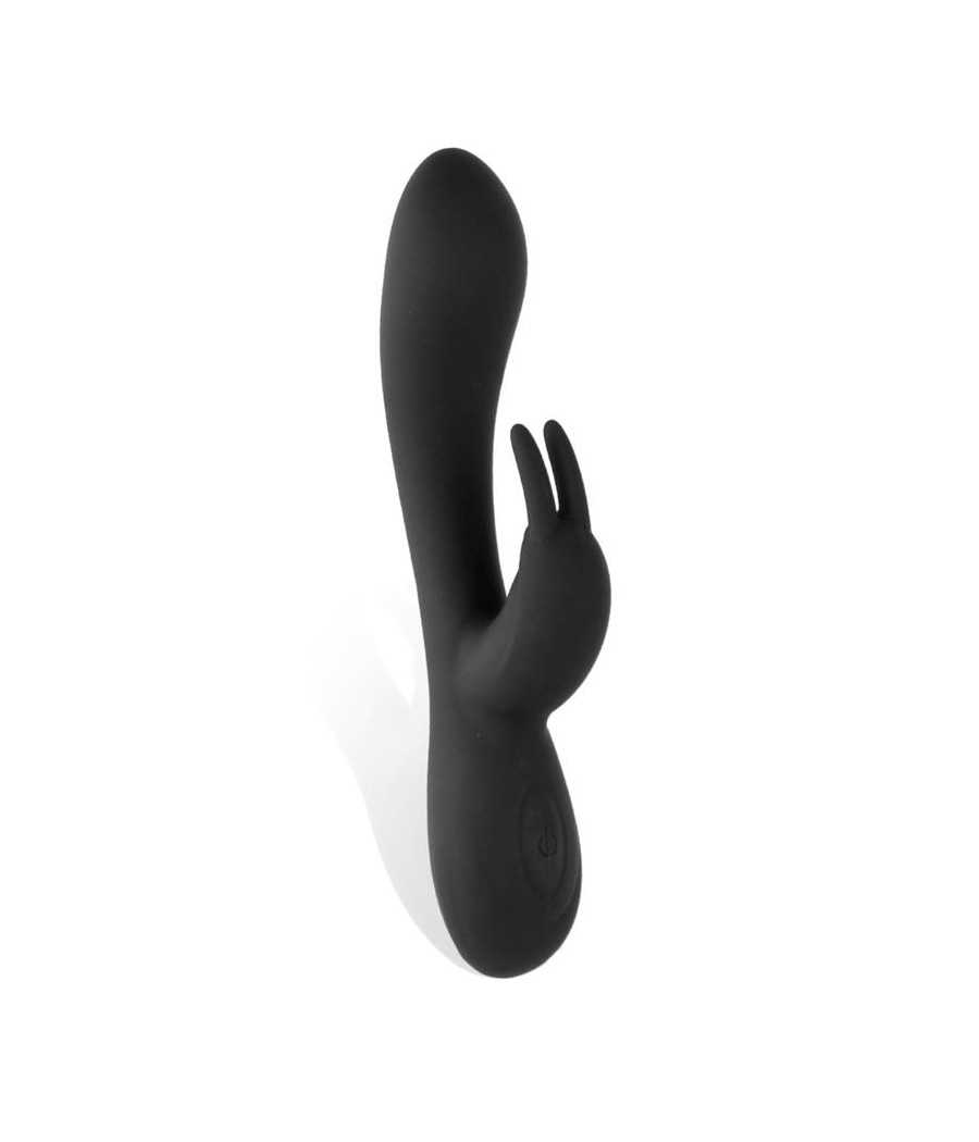 Noir Vibrador Silicona Liquida Inyectada 2 Motores USB