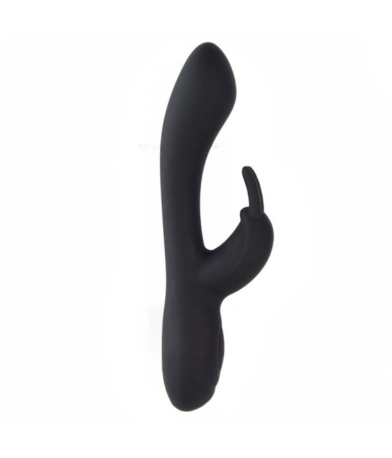 Noir Vibrador Silicona Liquida Inyectada 2 Motores USB