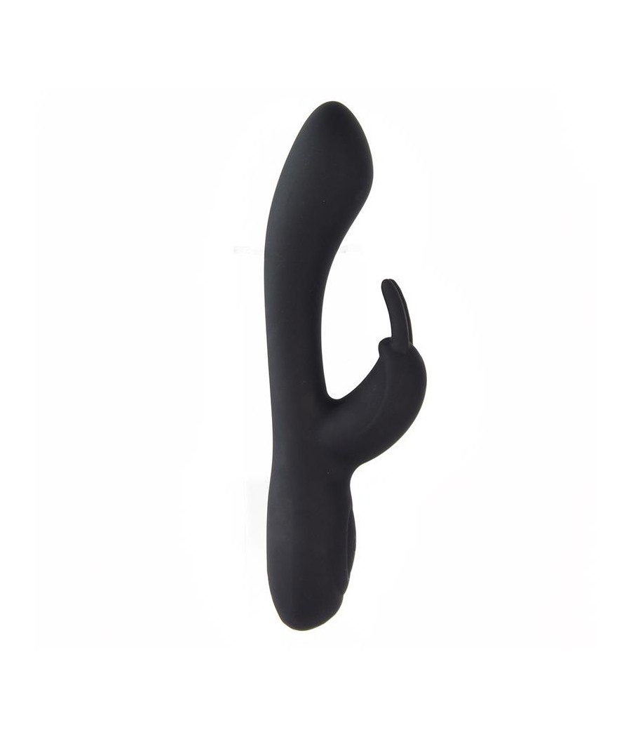 Noir Vibrador Silicona Liquida Inyectada 2 Motores USB