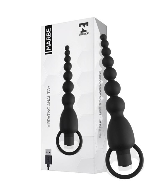 Marbe Cadena Anal con Vibración USB Silicona