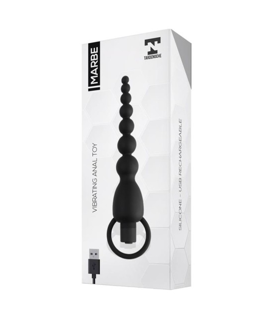 Marbe Cadena Anal con Vibracion USB Silicona