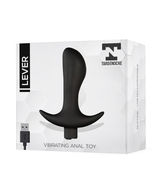 Lever Plug Anal con Vibracion USB Silicona