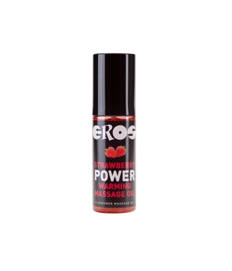 Aceite de Masaje Efecto Calor Fresa Power 100 ml