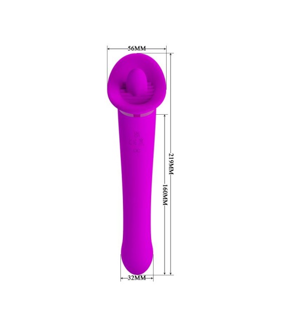 Faust Vibrador con Lengua Estimuladora USB