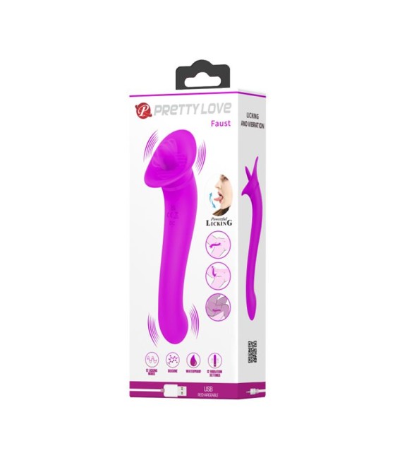 Faust Vibrador con Lengua Estimuladora USB