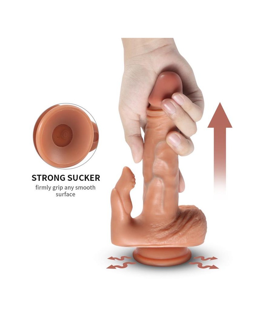 Julian Dildo con 20 Modos de Vibracion y Estimlador de Clitoris