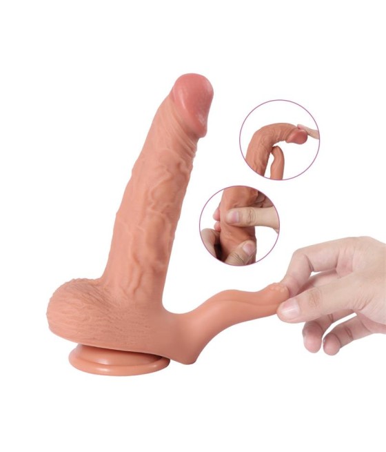 Haydon Dildo con 20 Modos de Vibracion y Estimulador de Clitoris