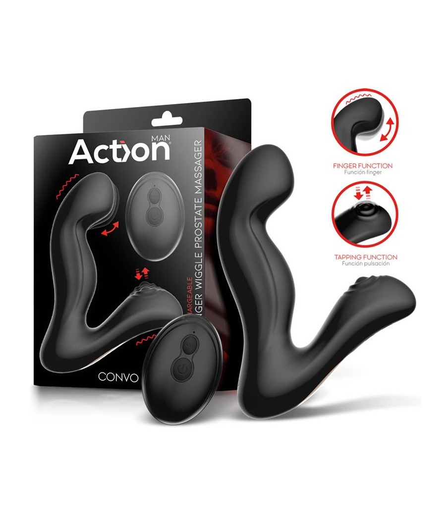 Convo Prostate Stimulator with Tapping and Finger Wiggle Function