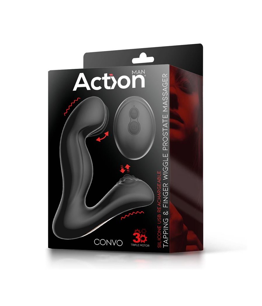 Convo Prostate Stimulator with Tapping and Finger Wiggle Function