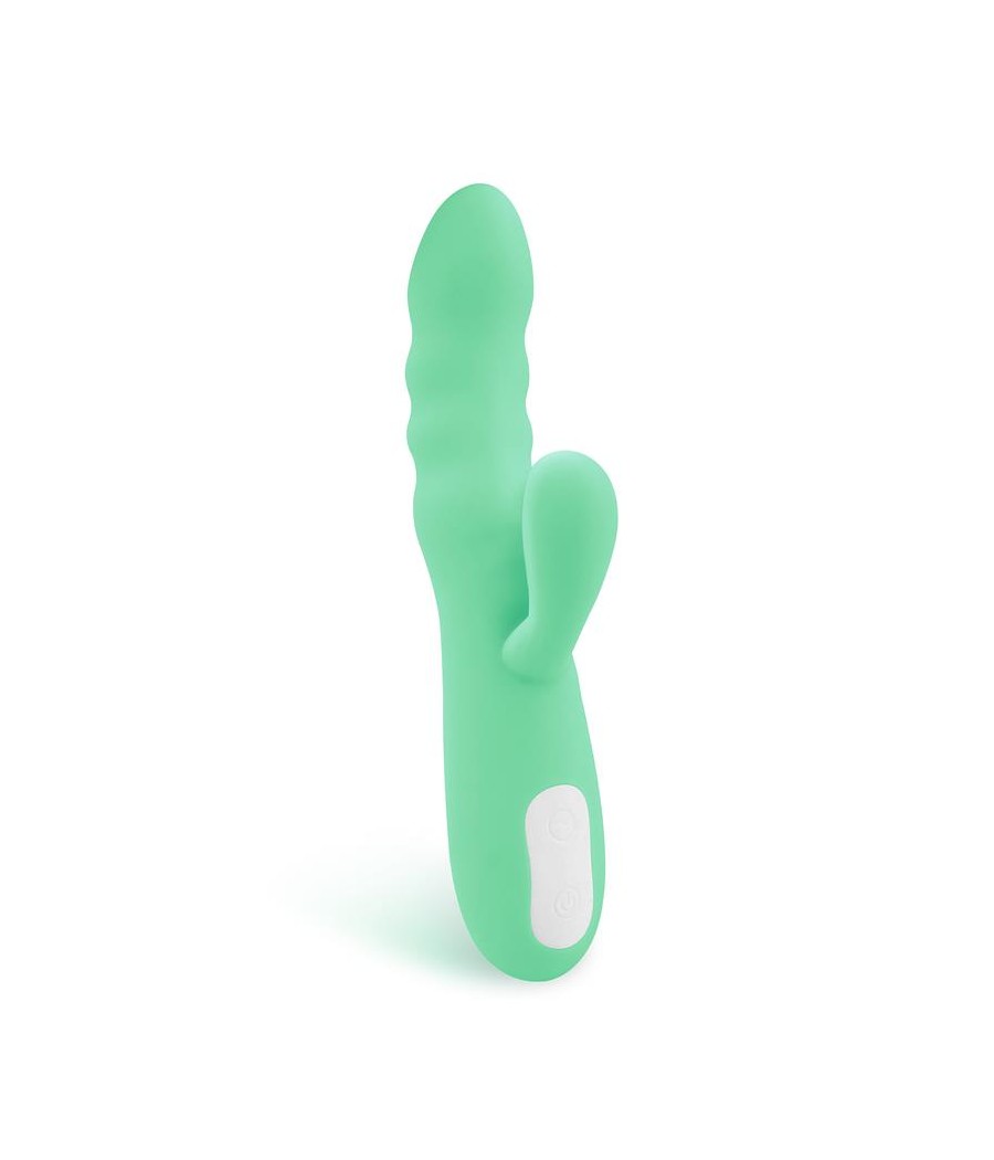 Brightpear Vibrador y Rotador con Conejito Doble Motor 360º