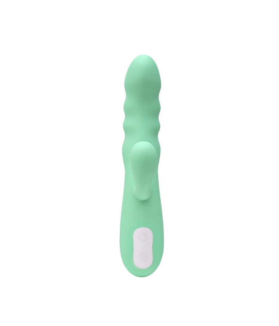 Brightpear Vibrador y Rotador con Conejito Doble Motor 360º