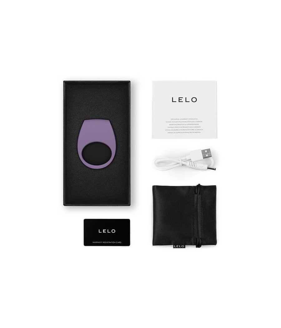 Tor 3 Anillo para Parejas con Lelo APP Violet Dusk