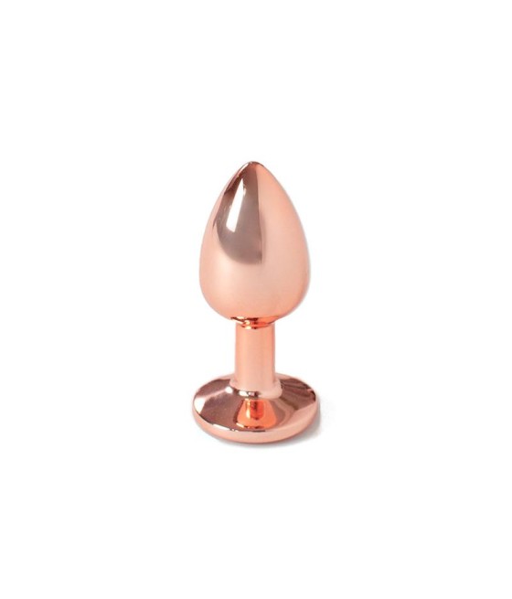 Plug Anal de Metal Rose Gold Talla S