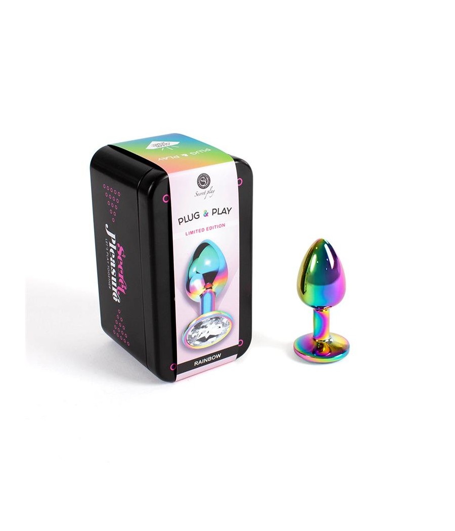 Plug Anal de Metal Rainbow Talla S