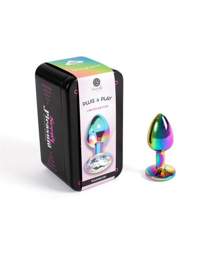 Plug Anal de Metal Rainbow Talla S