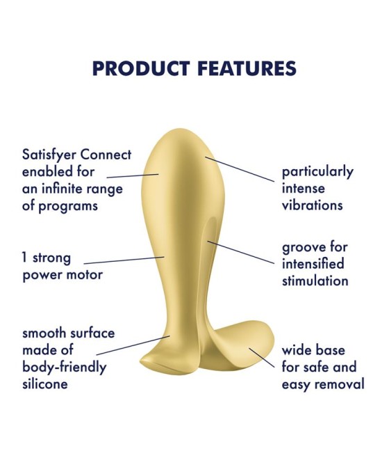 Plug Anal con Vibracion APP Satisfyer Connect Intensity Plug