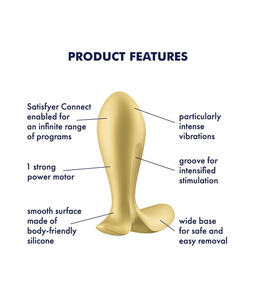 Plug Anal con Vibracion APP Satisfyer Connect Intensity Plug