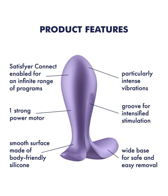 Plug Anal con Vibracion APP Satisfyer Connect Intensity Plug