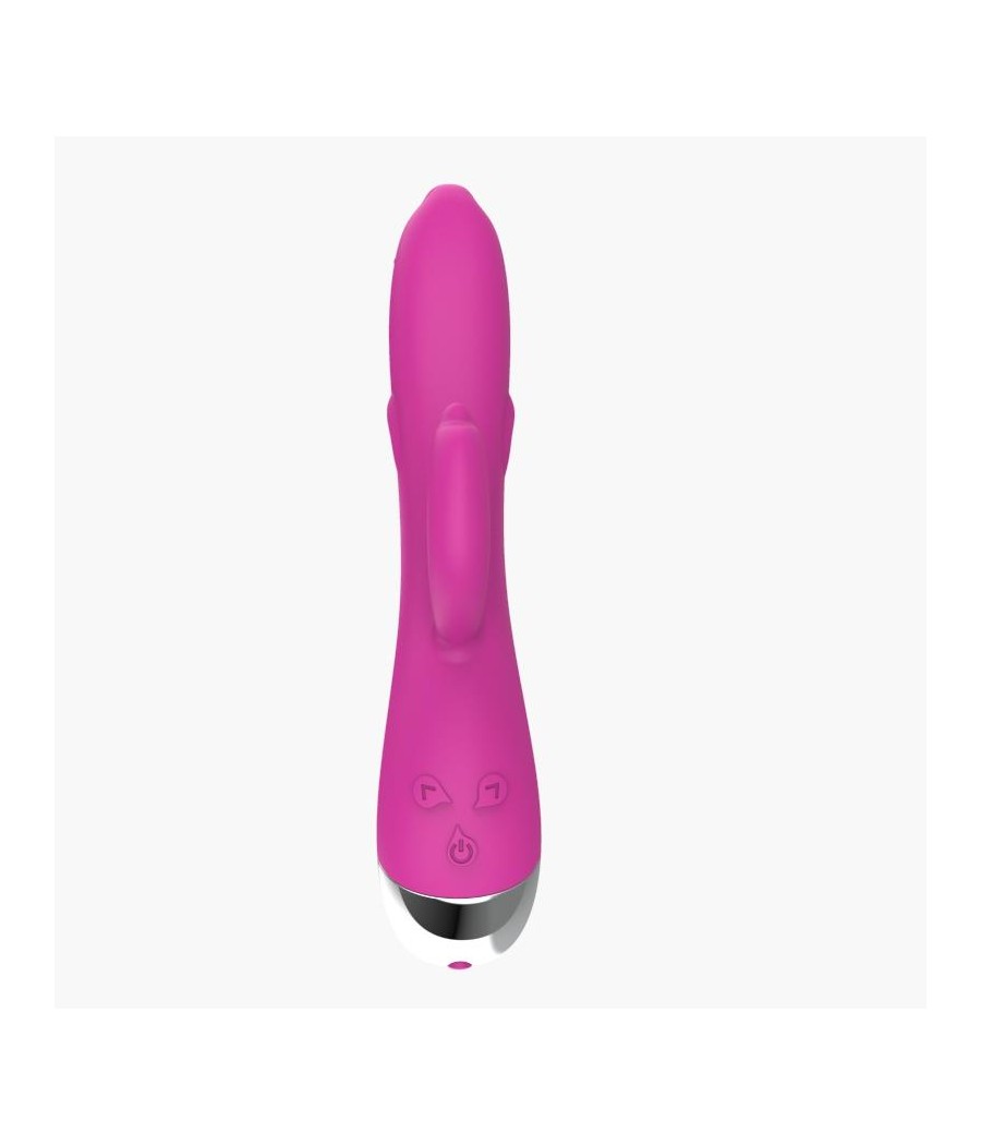 Vibrador Dolphin 6 Funciones USB Rosa