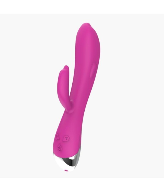 Vibrador Dolphin 6 Funciones USB Rosa