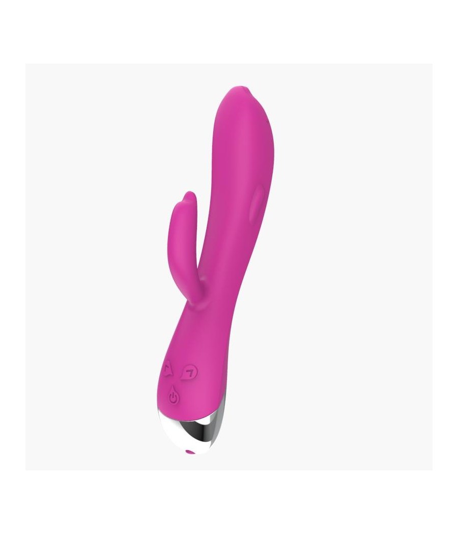 Vibrador Dolphin 6 Funciones USB Rosa