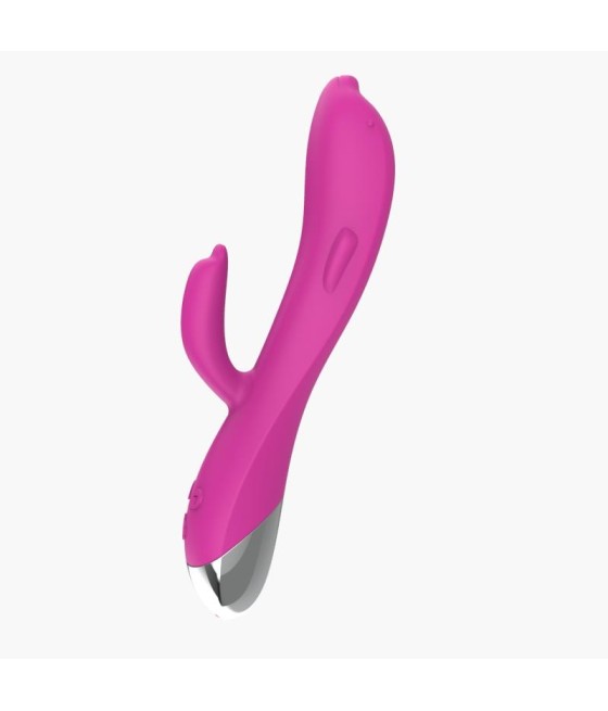 Vibrador Dolphin 6 Funciones USB Rosa