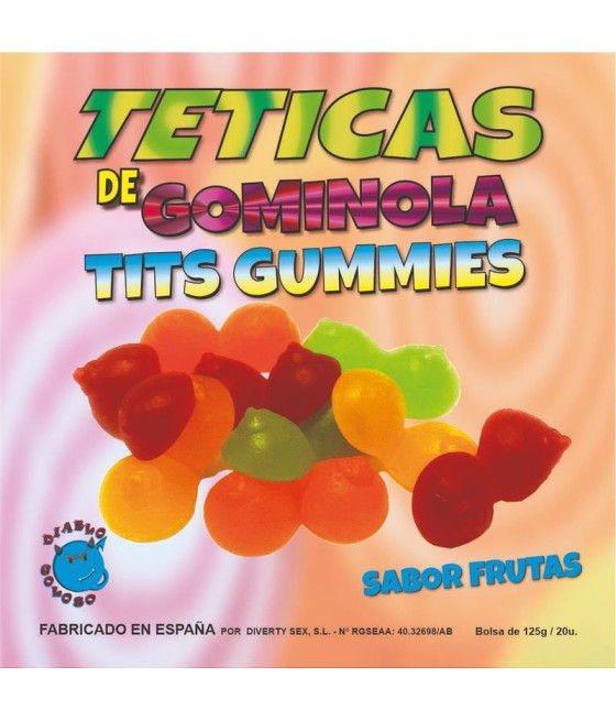 Caja de Gominolas de Pecho Sabor Frutas