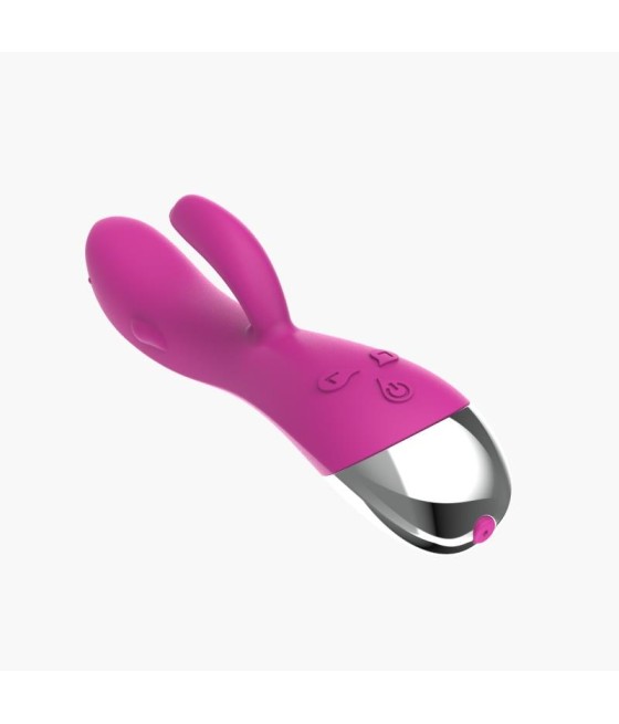 Vibrador Dolphin 6 Funciones USB Rosa