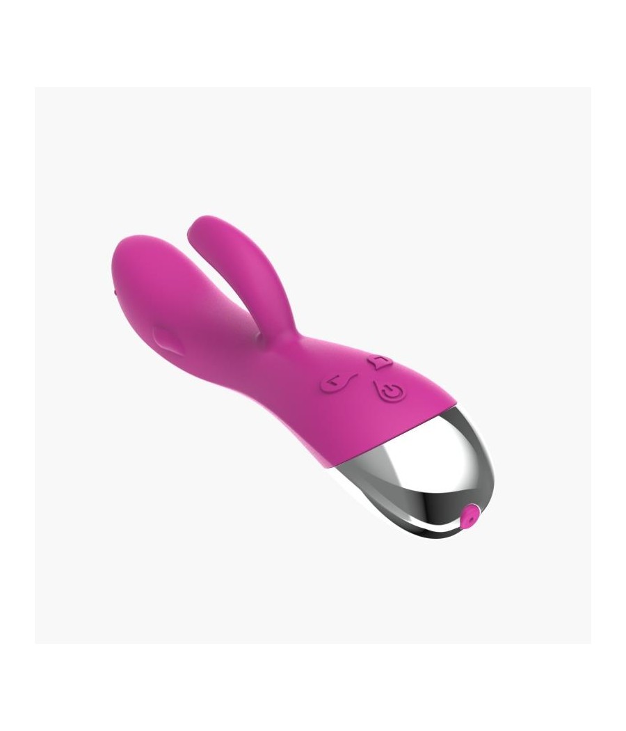 Vibrador Dolphin 6 Funciones USB Rosa