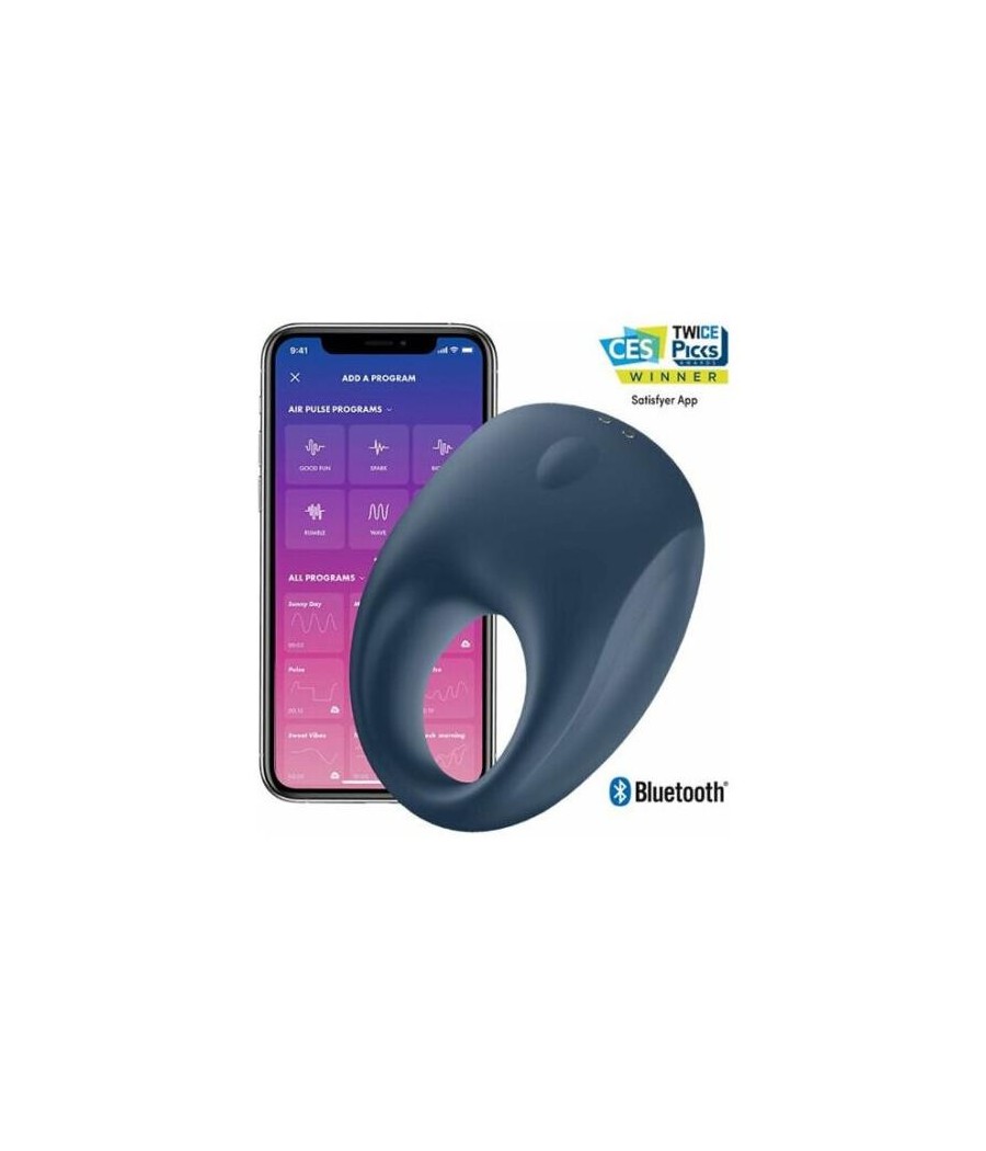 Strong One Anillo Vibrador para el Pene con APP Satisfyer Connect